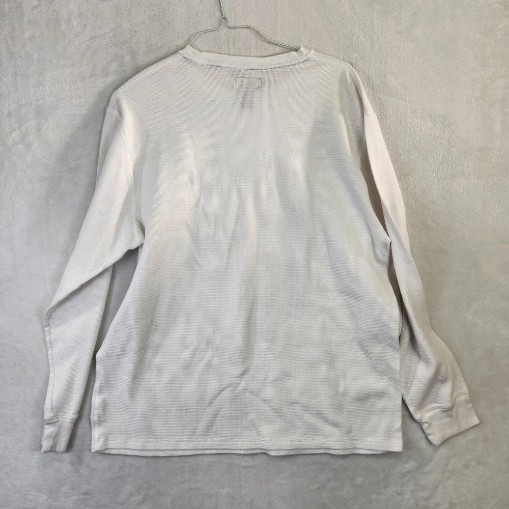 Polo Ralph Lauren Mens White‎ Waffle Knit Long Sleeve Sleepwear Top 2XL